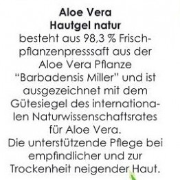 Aloe Vera Hautgel 98,3 %