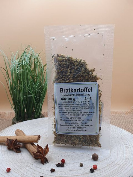 Bratkartoffel Gewürzzubereitung