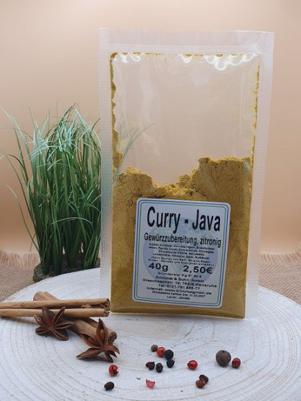 Curry Java - mild, zitronig