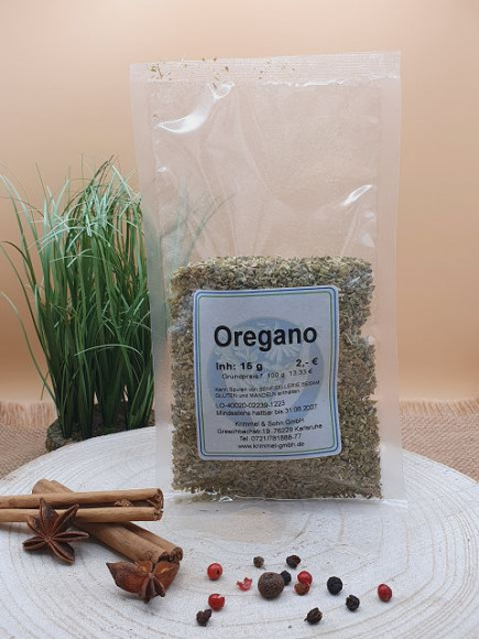 Oregano, gerebelt