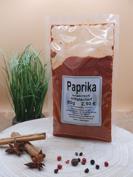 Paprika - mittelscharf, ungarisch