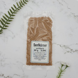 Senfkörner gelb, ganz