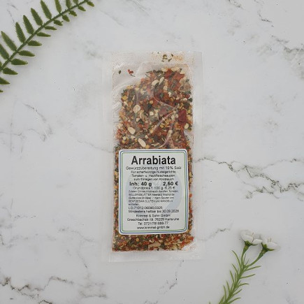 Arrabbiata Gewürzzubereitung