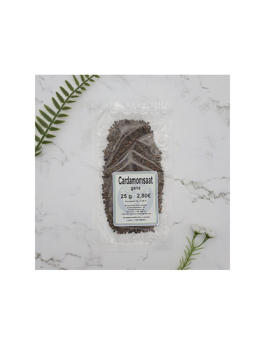 Cardamomsaat, ganz