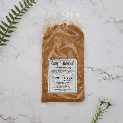 Curry Habanero - sehr scharf