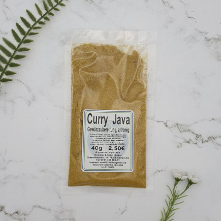 Curry Java - mild, zitronig
