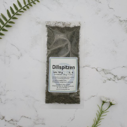 Dillspitzen, gerebelt
