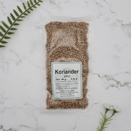 Koriander ganz