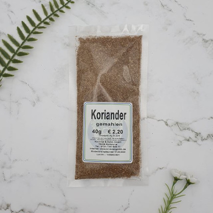 Koriander gemahlen