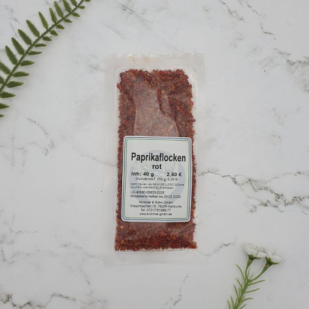 Paprikaflocken, rot