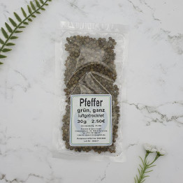 Pfeffer grün - luftgetrocknet