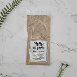 Pfeffer weiß, gemahlen