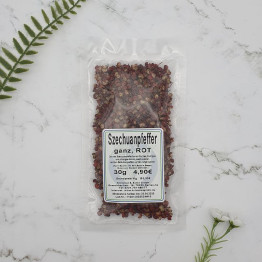 Pfeffer Szechuan, ganz - zitronig, scharf