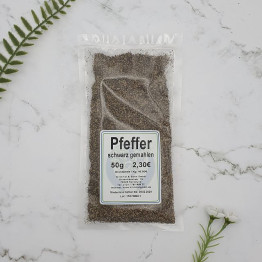 Pfeffer schwarz, gemahlen
