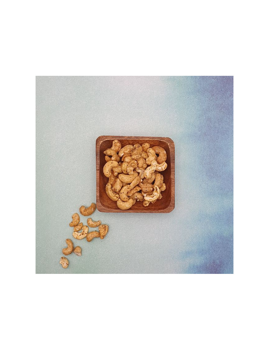 Cashewkerne geröstet - mit Tellicherry Pfeffer